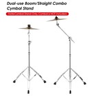     Cymbal Straight Boom Stand Double Braced Heavy Duty Thicken Alloy Support Rack