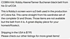 Cobra Kai  Robby Keene tanner Buchanan Black Belt From His Gi W coa