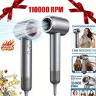 Professional Ionic Hair Dryer - Fast Drying Salon Blow Dryer Quiet   Lightweight