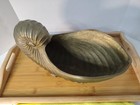 Vintage Solid Brass Nautilus Shell Planter Wine Cooler Korea Heavy 5lb 