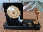 Chunky Deluxe Vintage Swirled Bakelite catalin Trophy W Bowler And Barometer