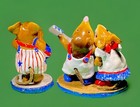 Wee Forest Folk M-196a One-mouse Band   Mmo-1 Stand By Your Mole  Lot Of 2 Sale 