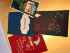 Vintage Christmas  lot Of 4  1 Card And The Little Angel   Christmas seasons