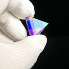 Rainbow Optical Glass Crystal Pyramid Prism Cube Prism For Decorative Education
