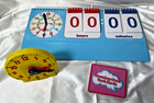 Learning Clock By Learning Resources Inc  3 Piece Set Clock  Clock Board   Cards
