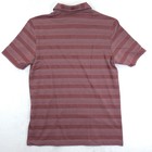 Adidas Golf Men s Medium Two-color Striped Red Polo Shirt Hm5328 Nwt