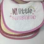 Le Bebe Favorite Self Closer Baby Girl Bibs Embroidered Pack Of 4