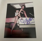 Crystal Renn Signed 8x10 Photo Autograph Agent Provocateur Lingerie Sexy Model