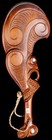 Vintage Hand Carved Wooden Maori Tiki New Zealand Wood Paua Shell Polynesian