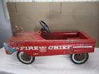 Vintage Amf Fire Chief  503 Fire Truck Pedal Car  Ready For Restoration