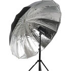 Parabolic Photography Umbrella For Photo video 59  Silver Translucent  2 Pack