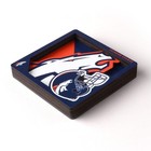 Youthefan Nfl Denver Broncos 3d Logo Series Magnets - Officially Licensed