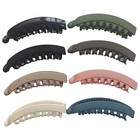 Banana Hair Clips For Women - Mixed Color - 8 Pcs - Size 8