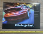 Porsche 911 Kills Bugs Fast  Poster 993 Turbo 21 x30  New From Dealership 2025