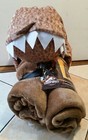 Jurassic World T-rex Hooded Throw  30 x50   Super Soft  Hand Pockets  New