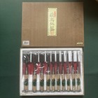 Shigetomo Oire Nomi Japanese Bench Chisels Mentori Set Of 10 W  Box Unused