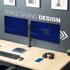 Vivo Telescoping Dual 21  To 32  Monitor Mount  Heavy Duty Desk Stand