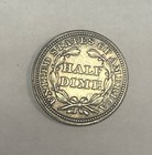 1853 Half Dime U s Silver Seated Liberty     Au