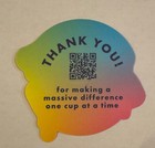 Dutch Bros Dripping Smiley Face Sticker  