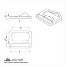 Rocker Switch Cover For Peterbilt Air Suspension Plastic Etch Ss Plaque Up 40977