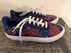 Adidas Farm Rio X Vulc Raid3r Tennis Shoes Blue Floral Size 9 Skateboarding