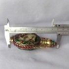 Antique Chinese Snuff Bottle For Collection Inlaid Painted Noctilucent Ornaments