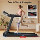 Robore P9 Folding Treadmill For Home 2 5hp  Brushless 7 5mph heart Rate Sensor