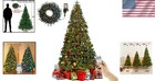 Elegant 6ft Artificial Christmas Tree With 300 Led Lights   Remote Control