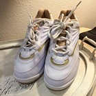 Dexter Woman   s White And Tan Bowling Shoes Us Size 10 Medium Width  d  M 