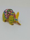 Maximino Morales Oaxacan Alebrije Armadillo Wood Carving Folk Art Mexico No Tail