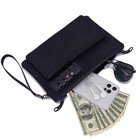 Money Bag With Lock  Double Layer Men    s Locking Pouch  Bank Bag  Passports   