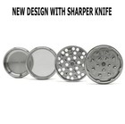 4 Layer 2 Inches Large Portable Zinc Alloy Grinder Herb Spice Tobacco Grinder Us