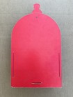 Vintage Christmas Mailbox Countdown Card Holder Cardboard Made In Japan Retro