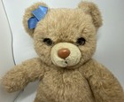 Applause Bear Plush 14    Stuffed Animal Vintage 1987 Plushie Mommy Winks Eyes Vtg