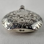 Sterling Silver Japanese Perfume Bottle Vintage Design 19 3g  7932 