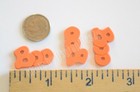 5 Boo Worded Flat Back Button Embellishments   Halloween Crafts   Ghosts