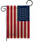 United States 1891  1896 Burlap Garden Flag Americana Old Glory Yard House Banner