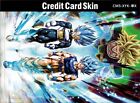Dragonball Z Goku Vegeta Credit Card Smart Sticker Skin Pre-cut Small Chip Debit