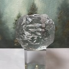Ice Glass Tealight Candle Holder     Heavy Textured Clear Votive