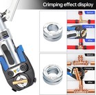 Hydraulic Copper Pipe Tube Fittings Crimping Tools With 1 2  3 4  And 1  Dies Fo