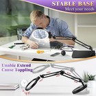 10x 30x Large Magnifying Glass With Light And Stand  5-inch Lighted Magnifier  7