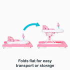 Adjustable Height Foldable Smart Steps Baby Walker Infant Activity Walker New