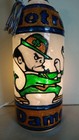 Notre Dame Inspired Hand Painted Wine Bottle Lighted Stained Glass Look