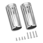 2  Extend Fork Boots Cnc Cut For Harley Touring Flhr Flhx Flht Road King 80-up