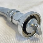 Mid-century Adjustable Shower Head   Extension Pipe Chrome Plated Amer Standard