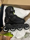 Rollerblade Kids  Microblade Inline Skates 2-5 Black Green