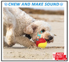 6pcs Squeaky Dog Balls  Dog Toys Balls For Training  Tough Ball Toys For Dogs   
