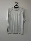 Vintage  10 Ronaldinho Jersey R10 Nike Football Shirt White Rare  Mens Sz M