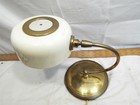 Vintage Brass Mcm Heavy Base Table Lamp Light Mid Century Modern