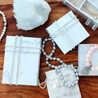 Bulk Cardboard Kraft Paper Jewelry Gift Boxes Cotton Filled Marble For Shipping